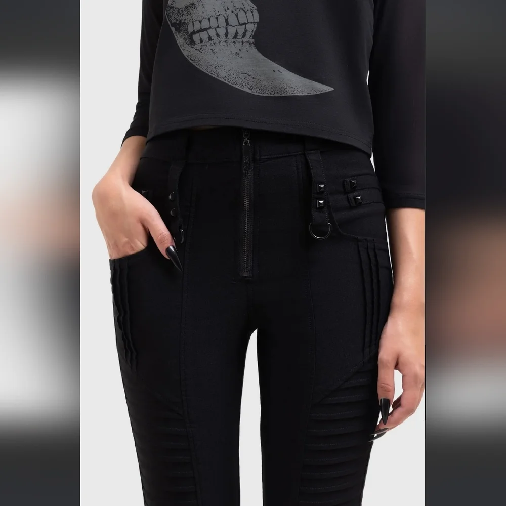 NWT Killstar Black Gothic Pants PLEASE READ DESCRIPTION - Picture 4 of 9